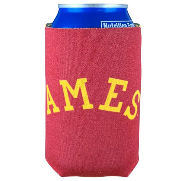 Vintage 5-Bar Ames Cardinal & Gold 12oz. Can Cooler (Commemorative Collection)